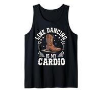 Line Dancing is My Cardio Dancer Country Tank Top