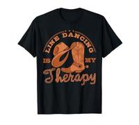 Line Dancing Is My Therapy Country Music Line Dancer T-Shirt