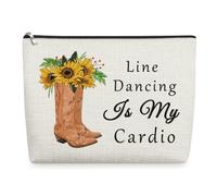 Line Dancing Lover Makeup Bag Line Dance Gift for Women Dance Lover Gift