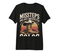 Line Dancing Missteps are Just Unexpected Solos Premium T-Shirt