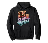 Line Dancing Step Kick Clap Repeat Pullover Hoodie