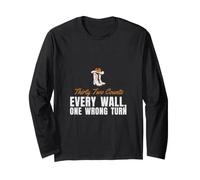 Line Dancing - Thirty Two Counts Every Wall One Wrong Turn Long Sleeve T-Shirt