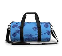 Line Drawing Pattern Gym Bag Sport Gym Tote Bag Lightweight Duffle Bag Carry On Weekender Bags for Women Men, white, 17.7in/9in/9in