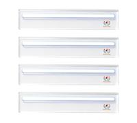Line Finder for Mahjong Card - 4 Pack Acrylic Rule Guide Strips - Clear Mahjong Helper Cards for Easy Reading, Party Games, Family Gatherings, Travel & Competition Use