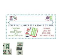 Line Finder for Mahjong Card American Beginner-Friendly Tracking Board