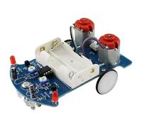 Line Following Robot Set Featuring Infrate Guidance Coding Compatibility Removable Battery for Electronics Easy Assembly Line Follower Set