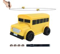 Line Following Toy Car ABS | Inductive Sensor Car With Optical Tracking, Draw Line Control, STEM Learning Toy | Educational Kids ToyCar Logic Thinking Game Birthday Gift School Home