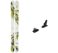 Line - Freeride/Freestyle ski bindings - Downhill ski set Bacon 115 2024 for Men - White White 188 cm