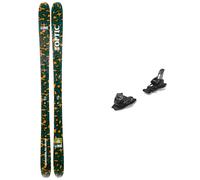 Line - Freeride/Freestyle ski bindings - Pack Optic 88 Camo Ltd 2025 for Men - Khaki Khaki 184 cm.177 cm.170 cm.163 cm