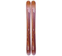 Line - Freeride skis - Bacon Shorty 2026 in Wood - Kid Size 155 cm - Orange Orange 155 cm