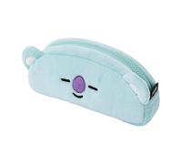 Line Friends BT21 KOYA Plush Pencil Case with Zipper Closure, Blue