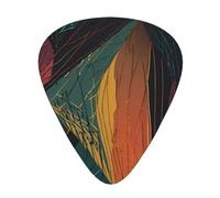 Line guitar pick set, 3 different thicknesses, 12 pieces for a variety of instruments