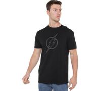 Line Logo Unisex T Shirt, Black, XXX-Large