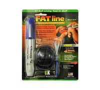 Line M up fat line golf ball marker all-rounder system.