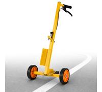 Line Marker Spray Paint Applicator, 2-Wheel Cart, 5-15cm Line Width | Detachable Spray Gun for Lines, Arrows, Numbers & Flexible Marking