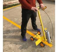 Line Marking Machine, Walk-Behind Design with Inverted Paint Compatibility, Ideal for Parking Lots, Roads, Construction Sites, and Factories