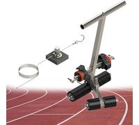 Line Marking Machine with Adjustable Width Applicator, Basketball Court Stencil Kit for Accurate Lines and Circles