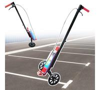 Line Marking Paint Applicator Wheel for Sports Courts and Garages - Draw Straight Lines, Curves, Circles Easily