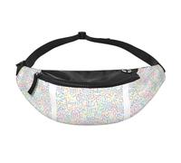 Line Maze Fanny Pack- Waist Bag for Travel Running Hands Free