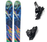 Line Pandora 104 Alpine Skis Blue 165