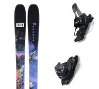 Line - All mountain skis - Pandora 85 2025 for Women in Wood - Size 161 cm - Blue Blue
