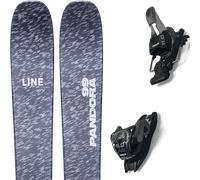 Line - Versatile freeride skis - Pandora 99 2026 in Wood - Size 177 cm - Black Black 177 cm