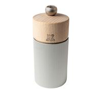Line salt mill H 12 cm Aluminium / Natural Peugeot