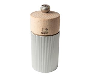 Line salt mill H 12 cm Aluminium / Natural Peugeot