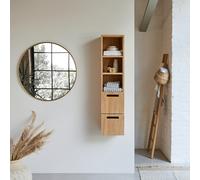Line - Solid teak column Natural