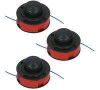 Line & Spool 8m for Mac Allister MGT300 MGTP300 Strimmer Trimmer (Pack of 3)
