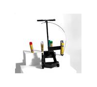Line Striping Machine, L-shaped Marking Cart Stable Straight Line, for DIY Parking Lot Lines, Sports Courts, Warehouse Arcs