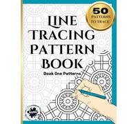 Line Tracing Pattern Book: Stress relief and mindfulness , Ink Trace the line , 50 different geometric , mandala and intricate pattern designs