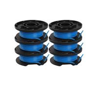 Line Trimmer Replacement Spool For Ryobi 18v 24v 40v, Compatible With Ryobi One Ac14rl3a, Cordless Line Trimmer 11ft 1.65mm*3.3m (blue) 6 Pcs Jskee
