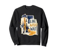 LINE WASH WAIT Ink City Sketch Sweatshirt