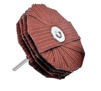 LINE10 Tools 4-inch Sanding Mop Kit, Moulding Flap Wheel Sander for Drill, 120 Grit Mop Sanders Brush, 1/4" Shank, Abrasive Flapper Sander for Woodworking, Contours, Finishing, Pack of 1
