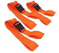 LINE2design Backboard Spine Board Straps With Loop Ends - Orange 3 Pack 5'