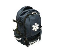 LINE2design EMS Sling Bags, EMT Emergency First Responder Medical Backpack - Deluxe First Aid Tactical Carry Trauma Backpack - Navy Blue