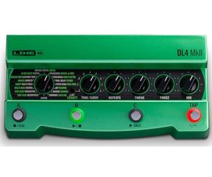 Line6 DL 4 MKII Guitar Effect Pedal - Delay - Black, Silver, Red, Green