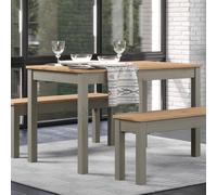 Corona Grey Linea 1200mm Rectangular Dining Table, Grey