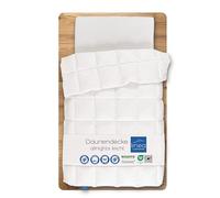 LINEA by böhmerwald allnights cuddly duvet, light, 135 x 200 cm, 100% new feathers and down, suitable for allergy sufferers, washable up to 60 °C, produced in Germany