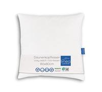LINEA by böhmerwald cosy 3-chamber pillow, soft, 80 x 80 cm, interior: 100% feathers, outer chambers: 90% down/10% feather, suitable for allergy sufferers, washable up to 60 °C, produced in Germany