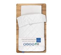 LINEA by böhmerwald Exclusive Camel Hair Blanket, Extra Warm, 200 x 200 cm, 100% Camel Hair, Suitable for Allergy Sufferers, Self-Cleaning, Not Machine Washable, Made in Germany