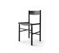 Linea Collection Akademia Dining Chair Black Stained Ash Wood