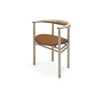 Linea Collection RMT6 Dining Chair Oiled Ash wood/Elmosoft 33004 Leather
