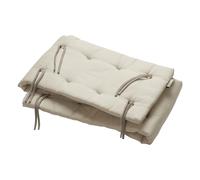 Linéa et Luna Organic Cotton Cot Bumpers Beige one size