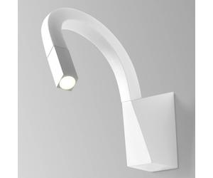 Linea Light Flexible Snake LED wall light in white