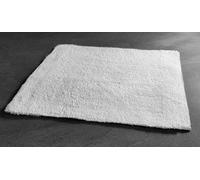 Linea White Bath Mat 55x65 Cm - 100% Cotton - Reversible