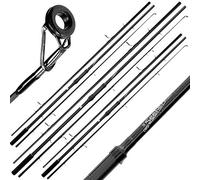 Lineaeffe 1, 2 or 3x Carp Max 3pc 12ft / 3.6m Fibreglass Fishing Rods + 3lb Test Curve (1 Rod)