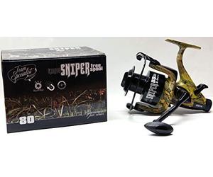 Lineaeffe 3+1BB CAMOU SNIPER 80 BAIT RUNNER CARP FISHING LARGE REEL FREE SPOOL CAMO SUPPLIED BY LIDSTERS FISHING