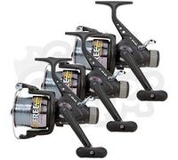 Lineaeffe 3 x Free Carp 60 3BB Carp/Coarse Runner Fishing Reels Pre-Spooled with 15lb Line